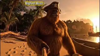 Sasquatch Swashbuckler: The Quest for Cursed Treasure! 🏴‍☠️👣. #TreasureHunt #CryptidCapers #usa 