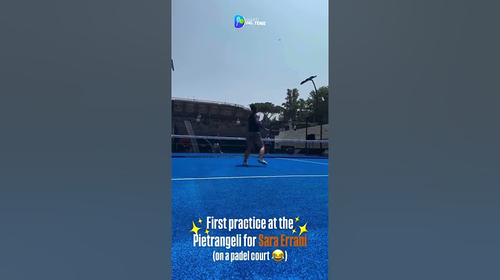 Sara Errani 🇮🇹, campeona de Roland Garros 2025 por duplicado, debuta como profesional del pádel