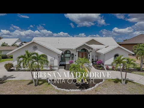 1313 San Mateo Dr, Punta Gorda, FL home video tour