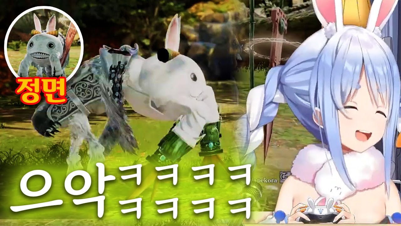 노우사기들의 충격적인 커마를 보고 경악하는 페코라w[소울칼리버6] | 홀로라이브 우사다 페코라