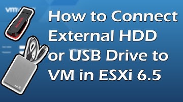 How to Mount/Connect USB Drive to VM in ESXi 6.5 | Tutorial 5