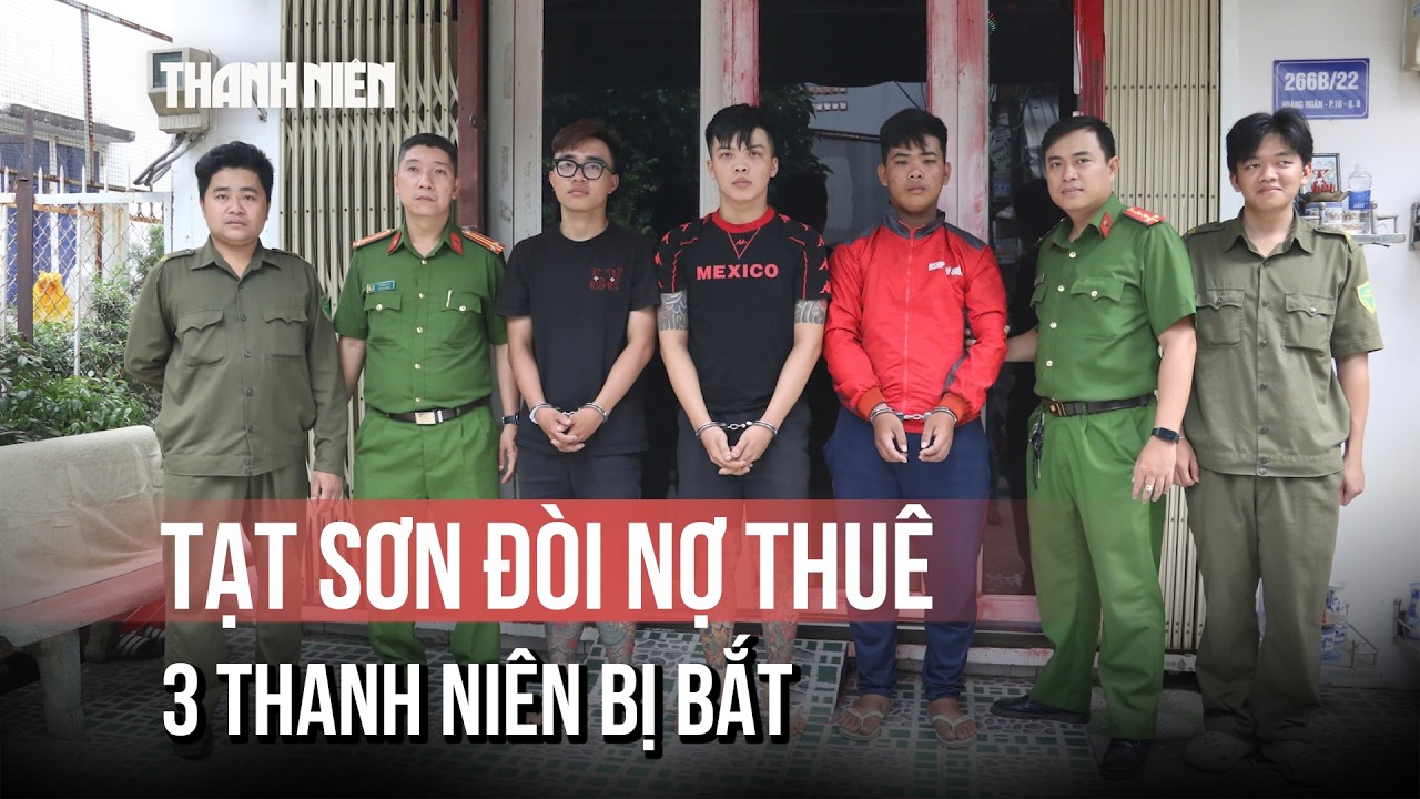 Đi từ An Giang lên TP.HCM để tạt sơn đòi nợ thuê