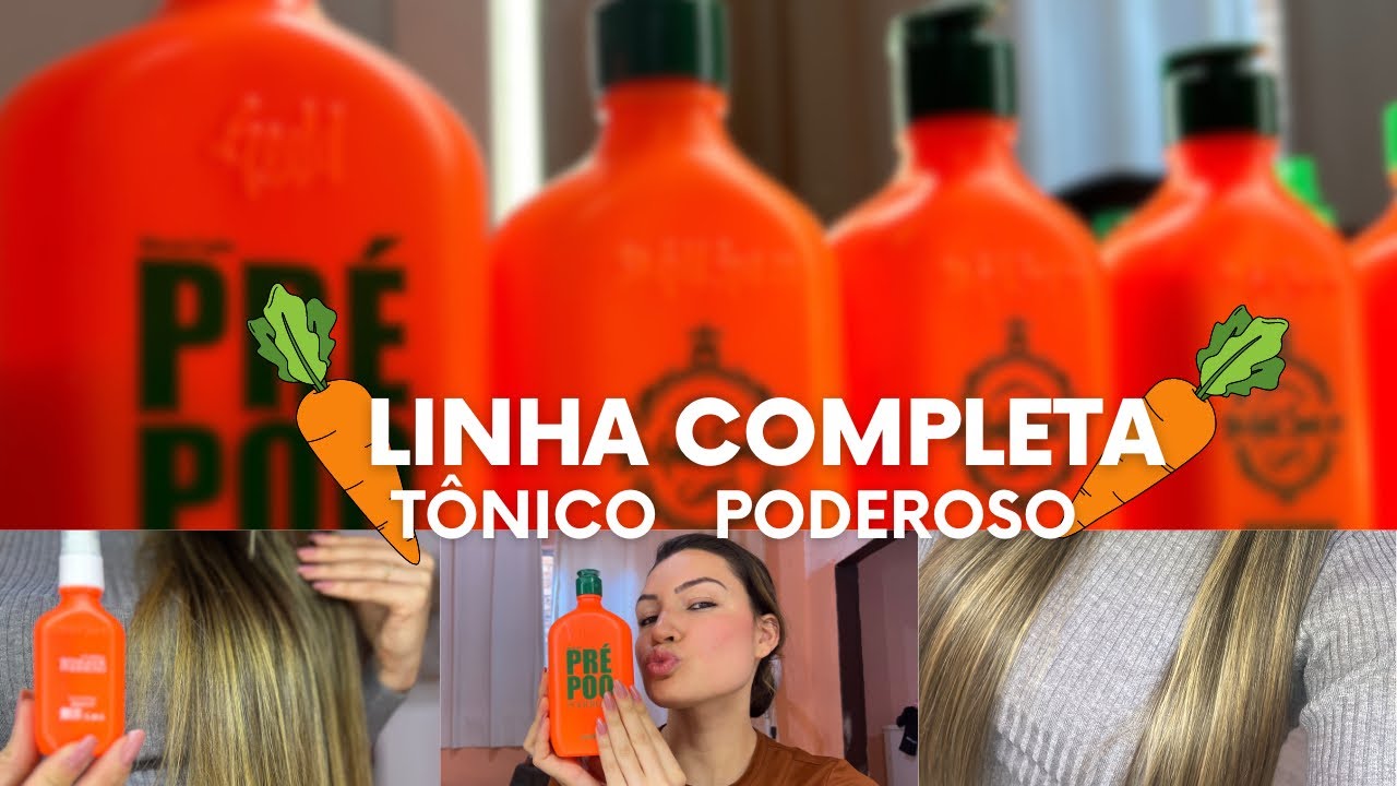 TESTEI A LINHA COMPLETA DO TÔNICO PODEROSO / TÔNICO PODEROSO
