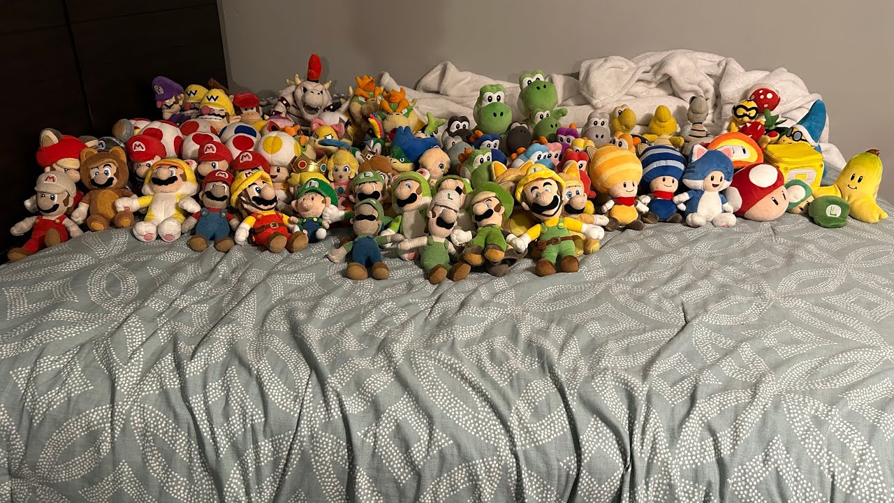Mario plush collection 2023 YouTube