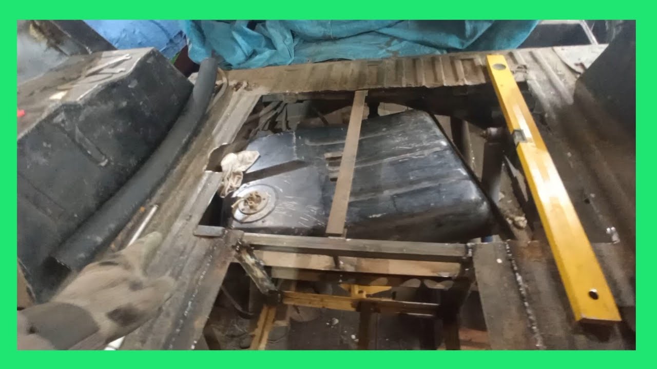 ПЕРЕНОС ТОПЛИВНОГО БАКА И АККУМУЛЯТОРА В САЛОН УАЗ - YouTube