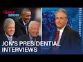 Jon stewart interviews us presidents from jimmy carter to barack obama  the daily show