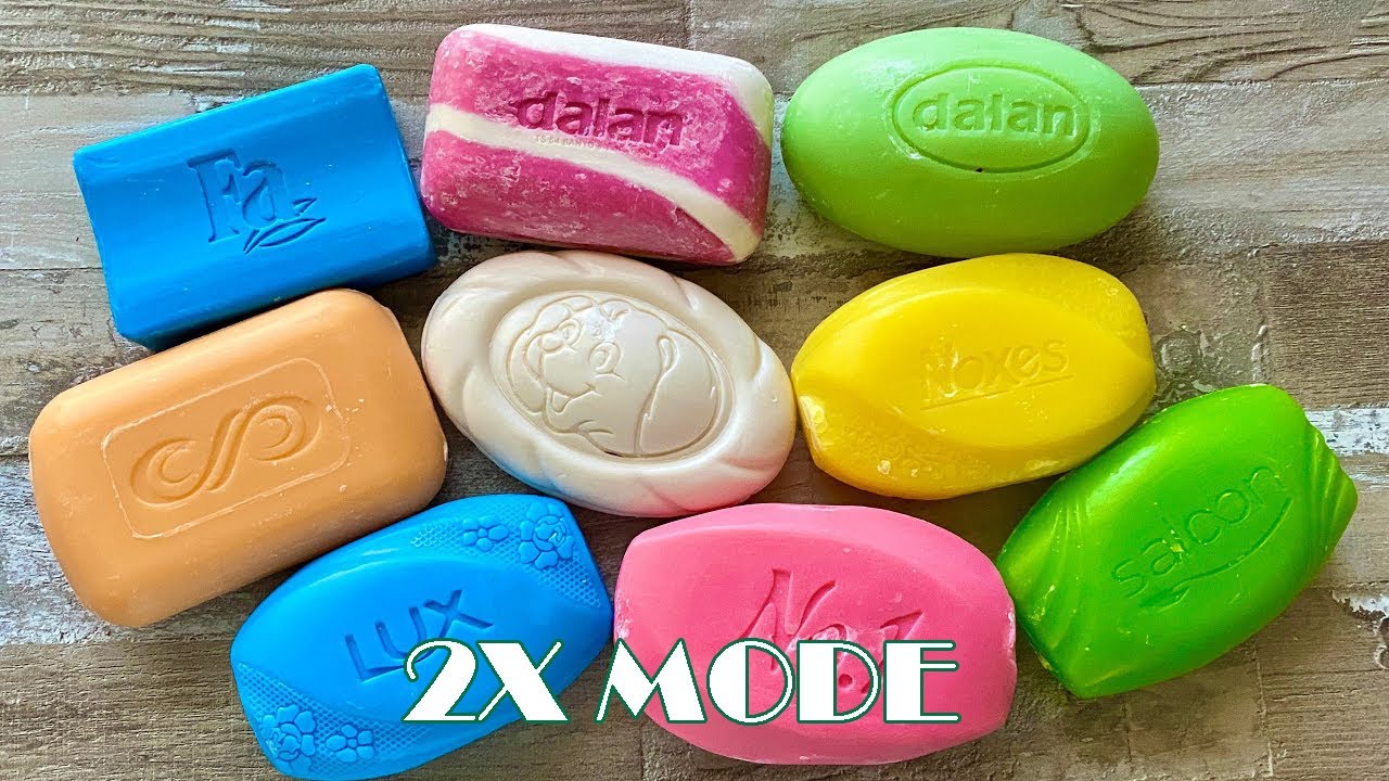 2x Mode ASMR 😋👌😴 Soap Carving! Relaxing sounds ( No talking ) || ASMR || P
