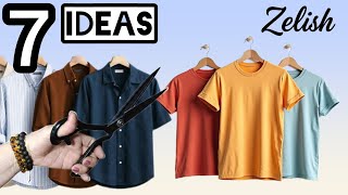 Transform 7 Old Shirts & Tees into Stylish Wardrobe Pieces for Zero Cost‼️