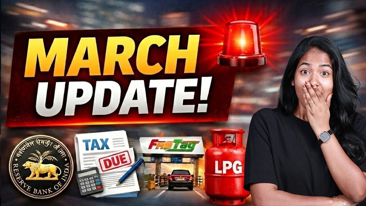7 Important Changes in March 2026 | RBI Rule, FASTag, WhatsApp SIM Binding & LPG Price | Yuvarani