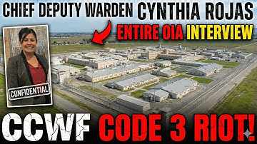 EXCLUSIVE OIA INTERVIEW: Chief Deputy Warden CAUGHT Lying About CCWF CODE 3 RIOT