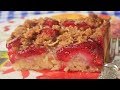 Strawberry Streusel Cake Recipe Demonstration - Joyofbaking.com