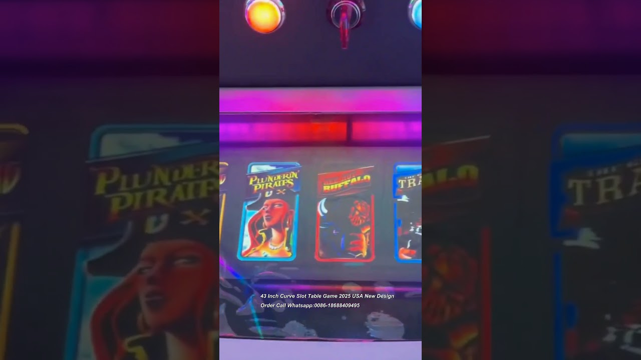 43 Inch Curve Slot Table Arcade Game Machine Touch Screen 2025 USA New Design Supply by HomingGame