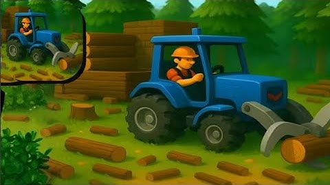 Lumber Chopper Empire - Gameplay Walkthrough Part 1 - Chop Trees & Stack Up (iOS, Android)