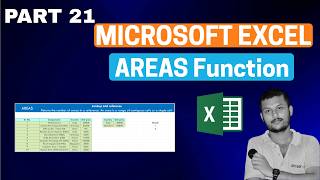 Excel AREAS Function Tutorial | Count Reference Areas Step-by-Step