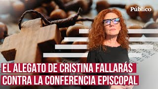 'La Conferencia episcopal, otra extrema derecha' por Cristina Fallarás