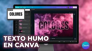 Cómo Crear un Texto con Efecto de Humo en Canva 💨 | Diseño Profesional Paso a Paso