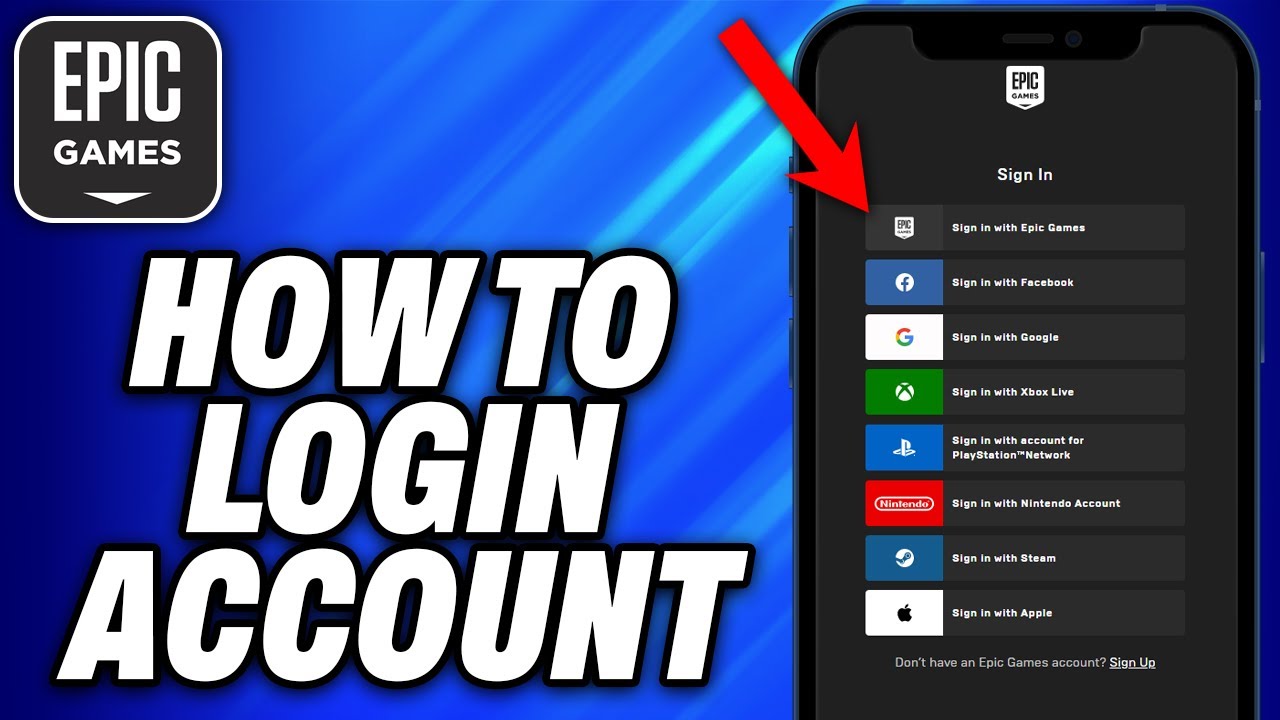 How To Login to Epic Games Account - Easy Fix - YouTube