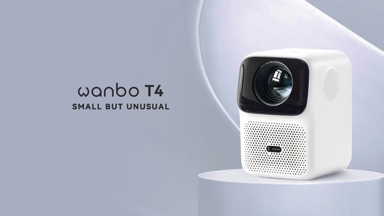 Wanbo projector T4,Small but unusual. - YouTube