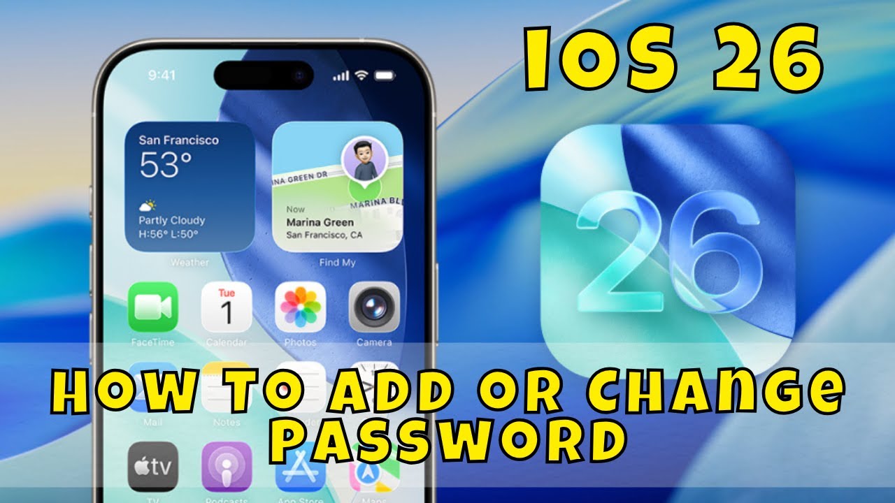 How To Add or Change Password in iOS 26 - YouTube