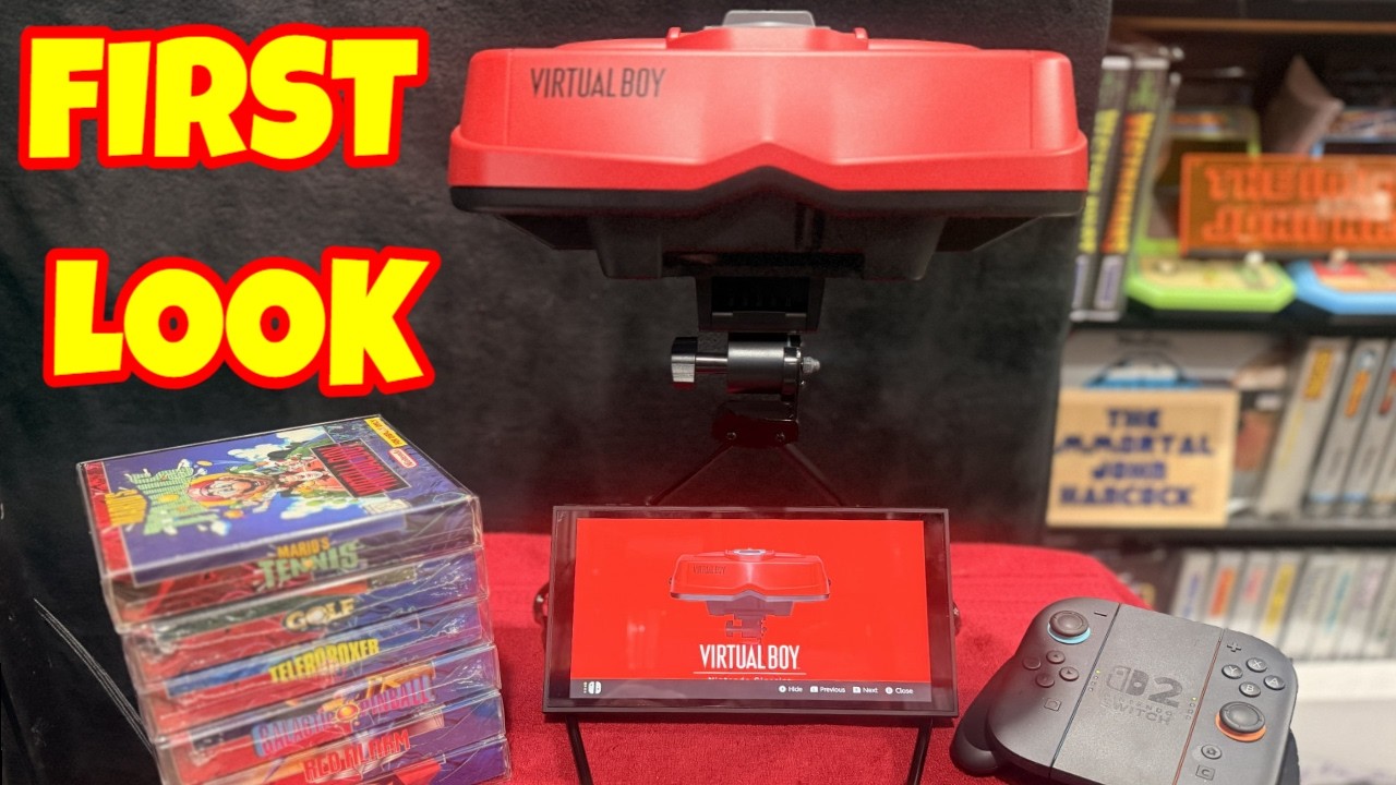 Первый взгляд на Virtual Boy Classics: такой же ограниченный тираж, как я помню.