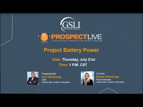 PROSPECT LIVE - Project Battery Power