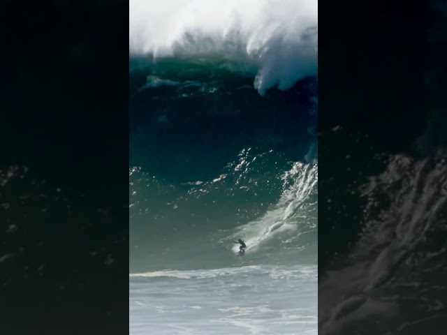 Justine Dupont's massive Nazaré ride 😱