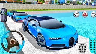 New Blue Bugatti Chiron Racing River Bridge Driving - 3D Driving Class 2026! Android Gameplay  screenshot 4