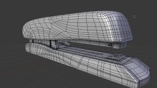 Office Stuff Wip 33 in Blender - Stapler High Poly