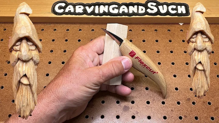 Wood carving Using hand tools - Flexcut knife’s