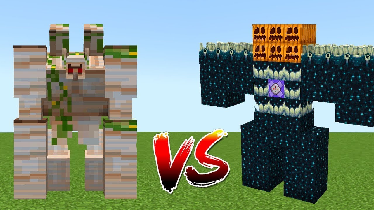 MUTANT IRON GOLEM vs ULTIMATE SCULK GOLEM