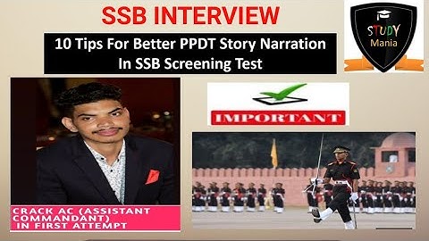 SSB Interview| Story writing|Important Tips For Better PPDT Story Narration| TAT |PPDT| GD