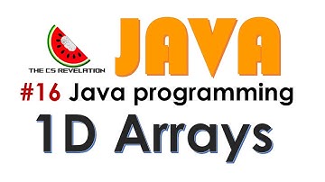 Java Video 16: One Dimensional Arrays