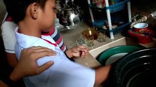 TLE SAMPLE OF SANITIZING,AIR DRYING,AND WASHING