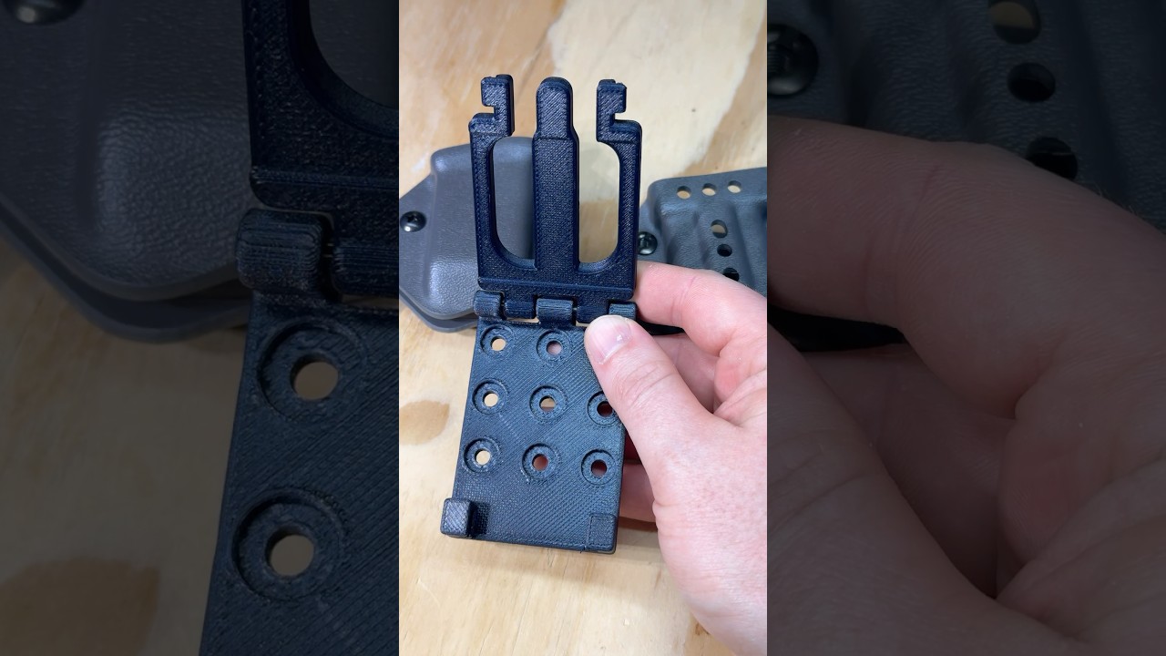 3D Printed Tek-Lok Belt Mounts #shorts #carbonfiber #PETG #engineering #3dprinting