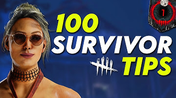 100 SIMPLE & EASY Survivor Tips DBD - Dead by Daylight Beginner