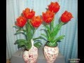 Самые красивые тюльпаны из бисера.  Tulips of beads.
