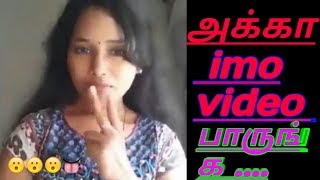 Tamil Girl -Imo Video Call Pesum -Akka