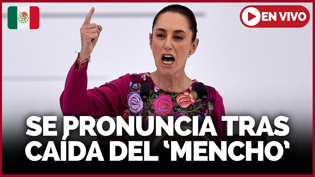 🔴 CLAUDIA SHEINBAUM da reporte tras muerte del 'Mencho': Mañanera del Pueblo 23 de febrero EN VIVO