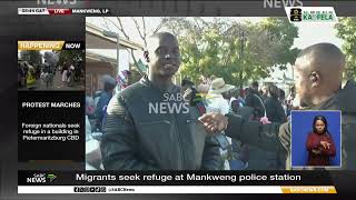 June 30 | Migrants seek refuge at Mankweng police station