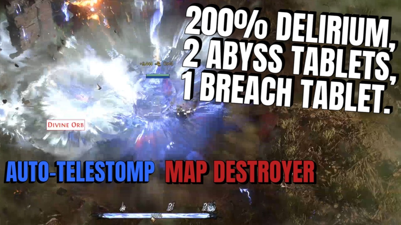 The FASTEST Chronomancer build is now SHREDDING 200% Delirium - Path Of Exile 2 [0.5]