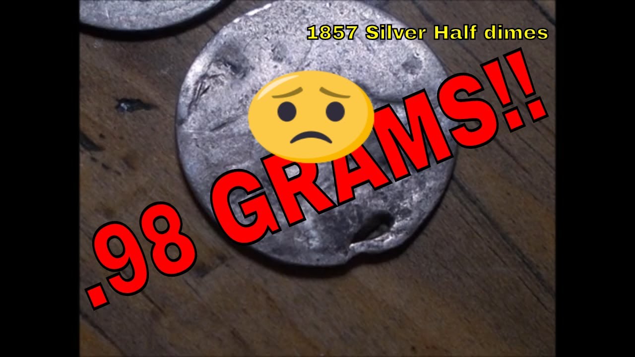 The Accidental Millionaire 18.1 |1857 Silver Half dimes @.98 grams! Video | The Cutting Edge!!