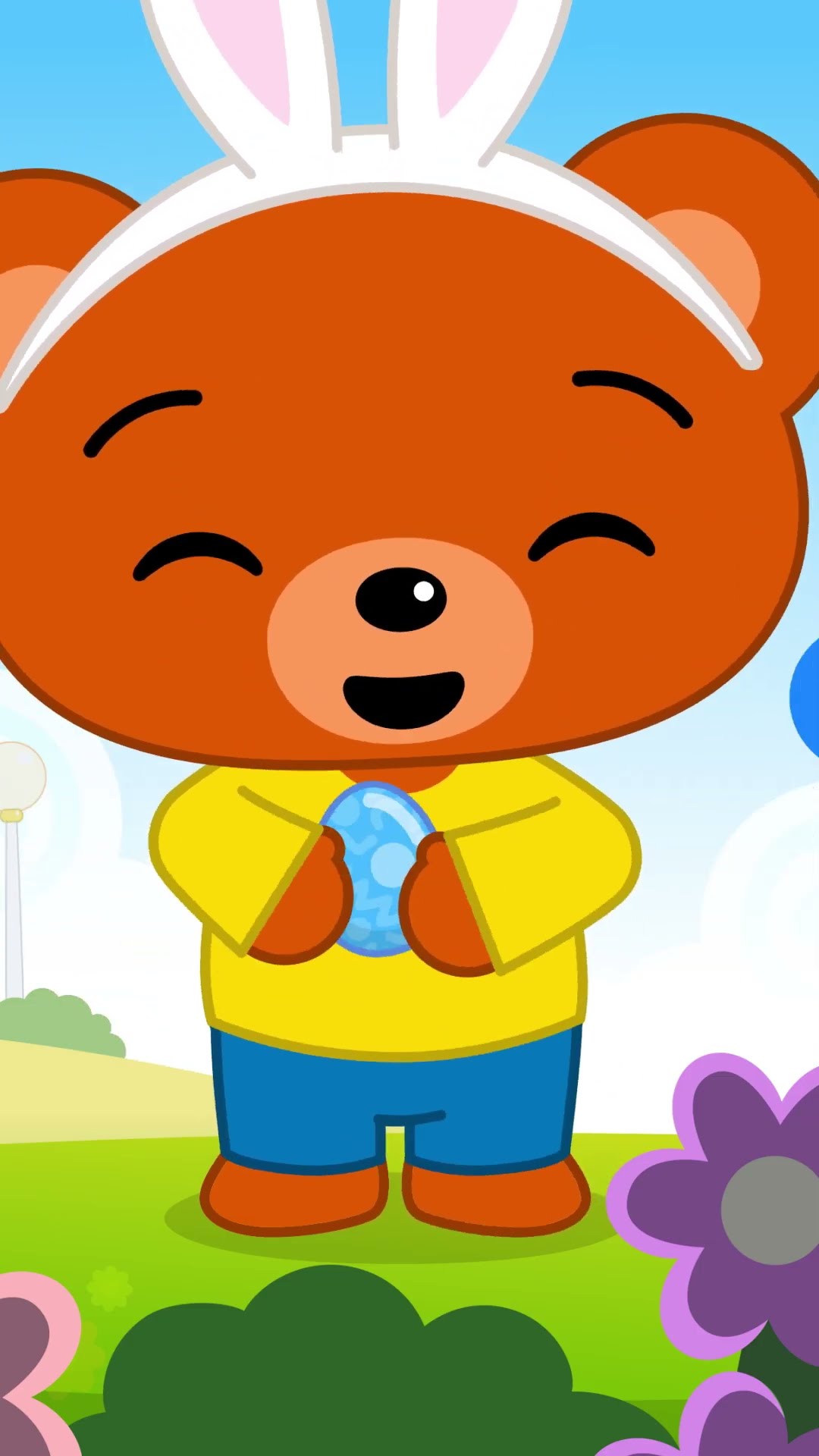 OVOS DE PÁSCOA COM BAM ? ? ? #shorts #umheróidocoração #músicainfantil