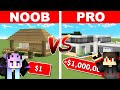 Noob vs pro  safest security house challenge in minecraft  mcflame