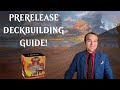 Building an outlaws of thunder junction prerelease pack sealed deck start to finish  magic mtg