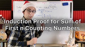 Induction Proof for Sum of first n Natural Numbers (1+2+3+...+n) | Number Theory, Proof by Induction
