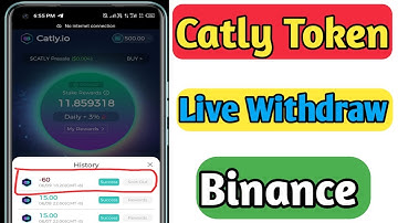 Catly Token Live Binance Withdrawal Proof || Catly Token Sell || Catly.io 4দিন পর পর $0.20 ডলার ||