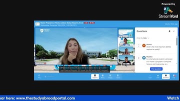 Webinar: Master Programs at Técnico Lisboa: Study, Research, Excel in sunny Portugal!