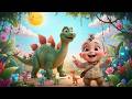 Canción del Pisotón del Dinosaurio: ¡Stomp, Stomp, Dino Boom! 🦖💥 Canciones Infantiles y Rimas para