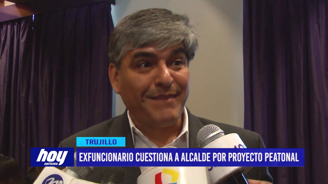 videos peruanos comicos Exfuncionario cuestiona a alcalde por proyecto de peatonal