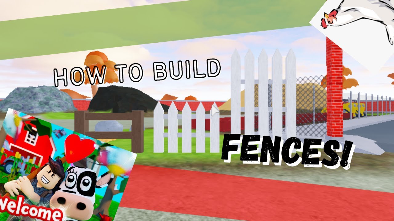 How to build FENCES in to Farmtown! Roblox YouTube